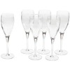 Luigi Bormioli Michelangelo Champagne Flute, 6-1/2-Ounce, Set of 6