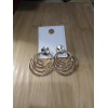 Rand Brothers Gold Multi Ring Earrings