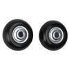 2PCS 50mm Replacement Suitcase Caster Wheels - Rubber Caster with