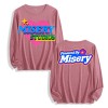 4 Colors Vibrant Heart Misery Studios Print Long Sleeve T