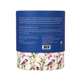 Celeste Green Tea Mind Body Soul | Whole Leaf, Pure Green Tea | Cinnamon, Spearmint, Ginger, Holy Basil | Vacuum Sealed Pack | 50g - 20 Cups