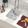 Beleeb 13 x 15 Undermount Bar Sink Workstation, 18 Gauge