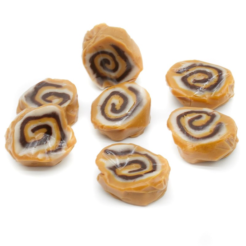CHOCOLATE ROLLS Caramel Candy 3 lb – Bulk, Soft &