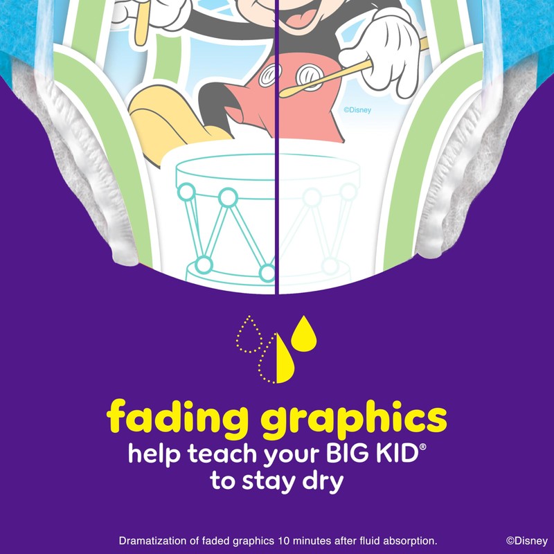 Pull-Ups Boys' Potty Training Pants, Size 3T-4T Training Underwear (32-40