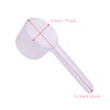ONLYKXY 5pcs Clear Long Handle Plastic Measuring Spoons Coffee Protein