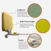Car Sun Visor Extender, Anti-Glare Windscreen Extender, 2 in 1