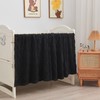 NEWCOSPLAY Super Soft Throw Blanket Black Premium Silky Flannel Fleece