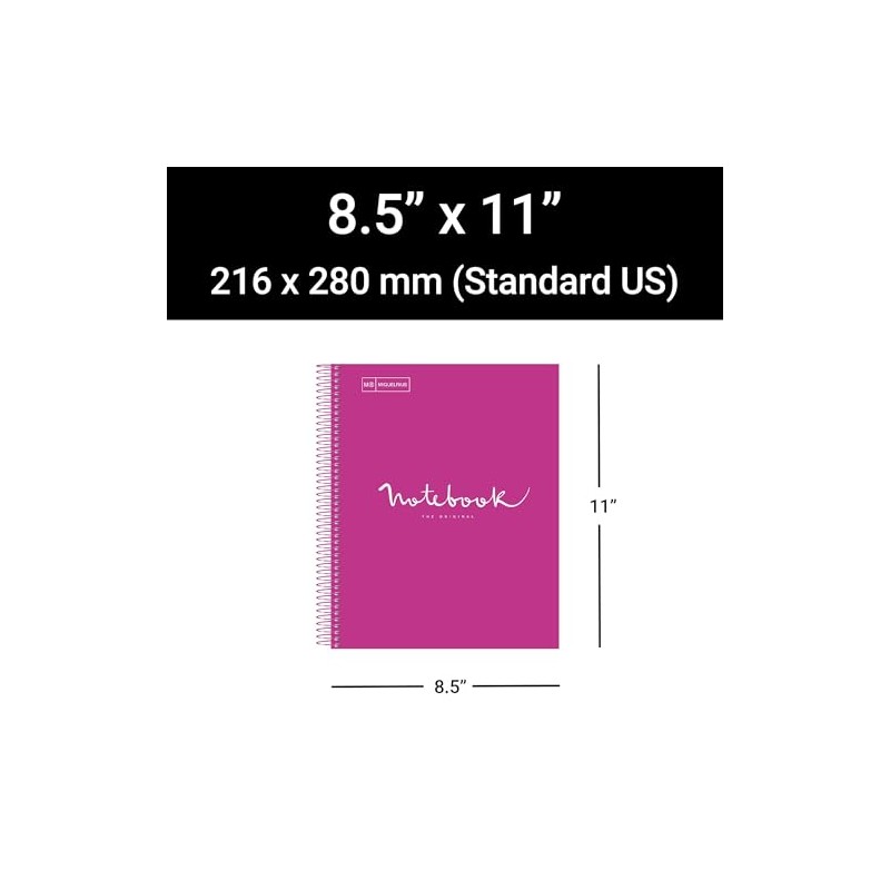 Miquel Rius M Emotions 1 Subject Notebook, Lined 11" x