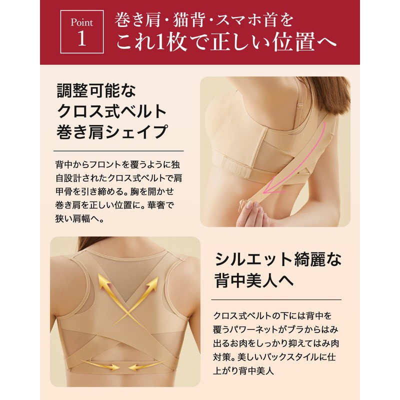 Ring-Out Rounded Shoulder Shaper, Back Posture Strap, Hunchback Strap, Posture