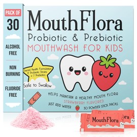 Gentle Kids Mouthwash - Strawberry Flavor for Oral Health