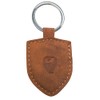 GERMANUS Wild Brown Leather Keyring