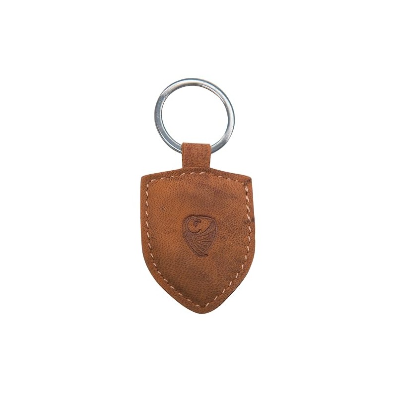 GERMANUS Wild Brown Leather Keyring