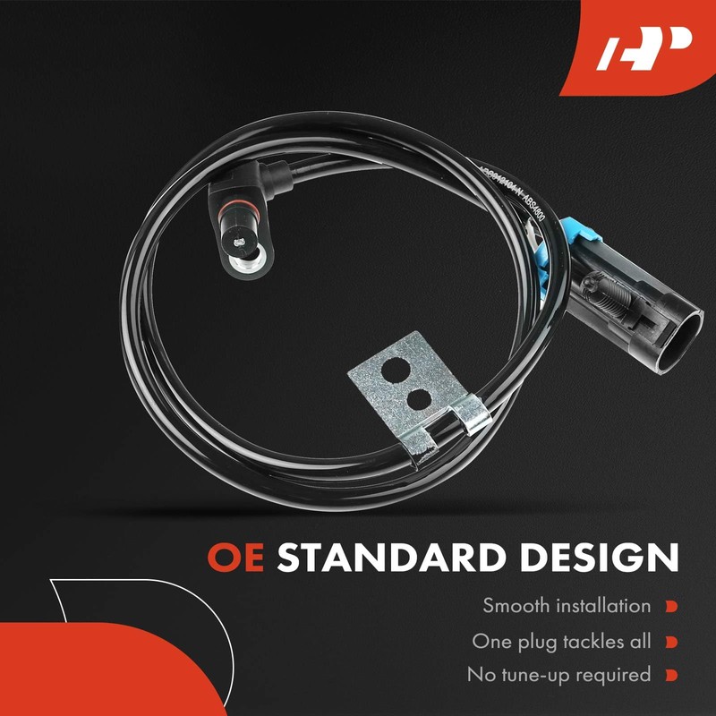 A-Premium Sensor de velocidad de rueda delantera ABS compatible con