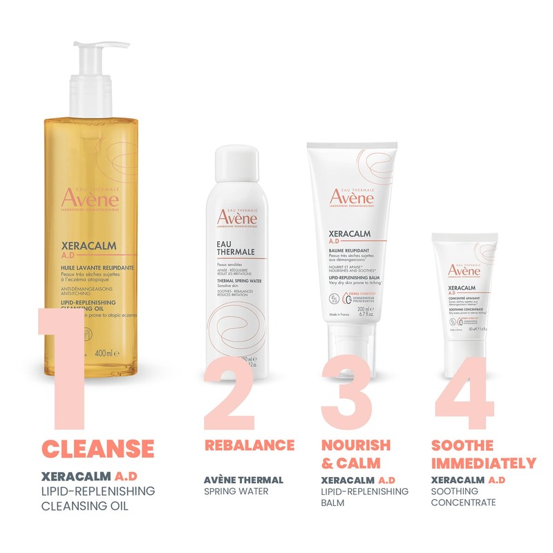 Eau Thermale Avène - XERACALM A.D Lipid-replenishing cleansing oil for