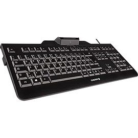 Cherry KC 1000, Smartcard TAA Compliant USB Keyboard (JK-A0104EU-2),Black