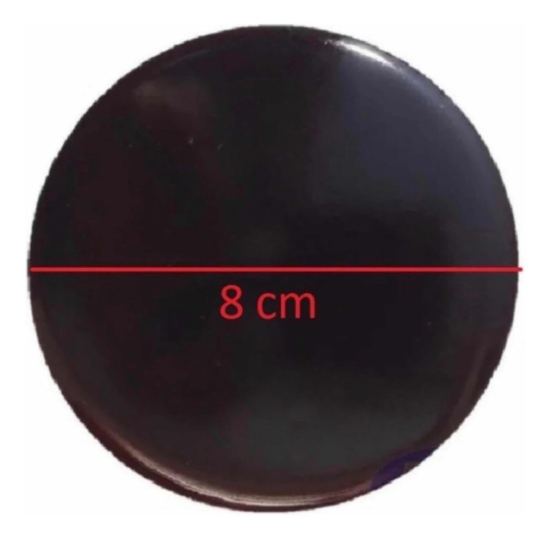 Kit de 6 Tapas Negras para Quemador Acrs Whrpool