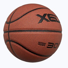 XEDGE Basketball Size 7/ 29.5" Composite Leather Street Basketball Indoor Outdoor Game Ball with Needle,Pump and Carry Bag (red-3000, Size 7)