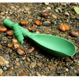 ASR Outdoor Metal Detector Plastic Sand Scoop with Steel Probe for Metal Detecting