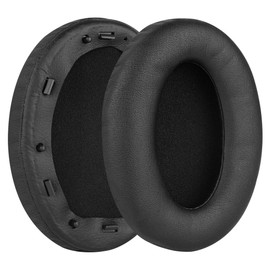 Geekria QuickFit Replacement Ear Pads Compatible with Sony WH-1000XM3 Headphones, Ear Cushions (Black)