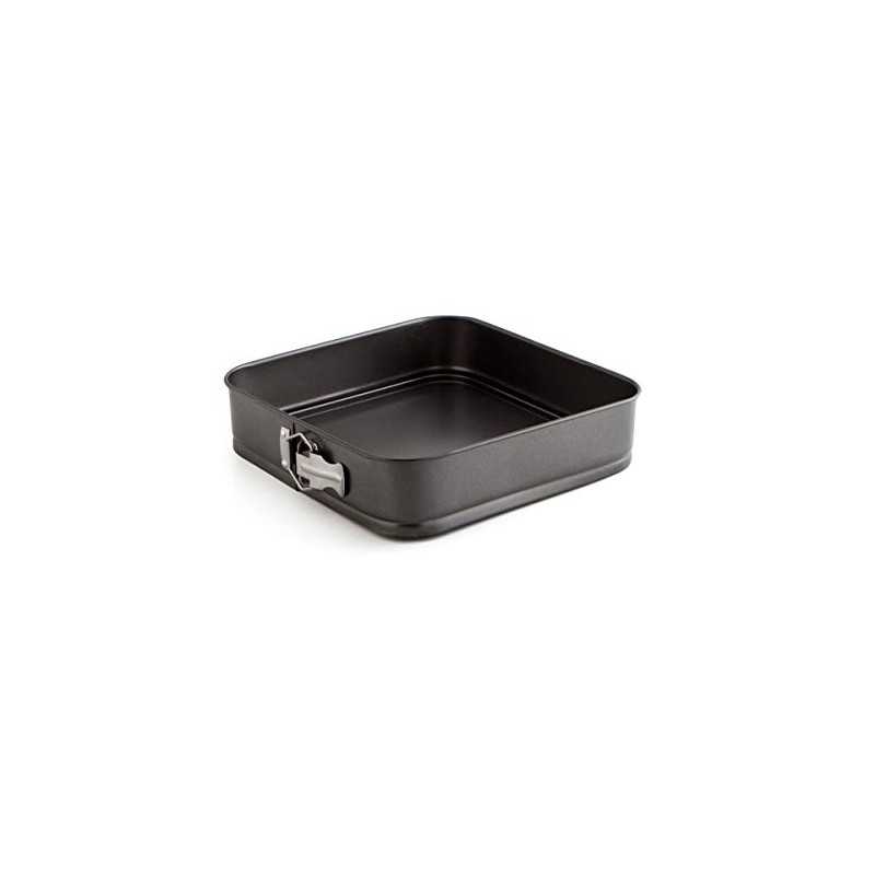 Quid Sweet Grey 28 cm Square Removable Steel Baking Tin