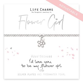 Life Charms Will You Be My Flower Girl Bracelet
