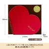Lab Clip Scrapbooking Heart , red