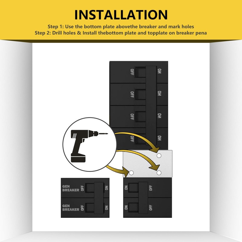 SHENYUN US Generator Interlock Kit Compatible with General Electric GE