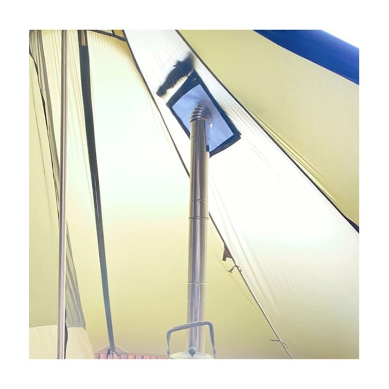 Stainless Steel Stove Chimney Diameter 2.36 inch（6cm） PCS Stove Pipe