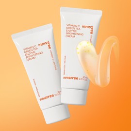 innisfree 이니스프리 비타민C 캡슐 수분크림 / 저자극 톤업 잡티 (튜브형) 80mL, 2개