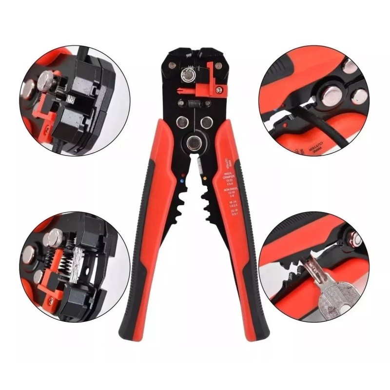 Espinope Pinza Pela Cables Automática 8 Pulgadas Uso Rudo