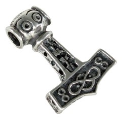 Thor Hammer Pendant Small, 925 Silver