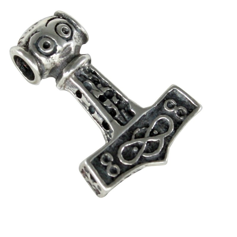 Thor Hammer Pendant Small, 925 Silver