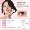 2 Pcs Lower Eyelash Stamps, Reusable Silicone Bottom Eyelash Stamp