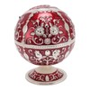 Ball Ashtray with Windproof Lid Retro Dragon Stereoscopic Relief Zinc