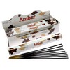 STAMFORD INC. 37111 Amber Incense Sticks, 20 Sticks x 6