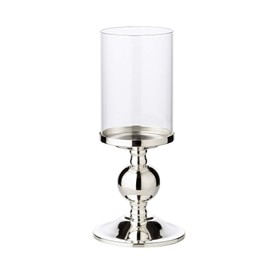 Edzard Candlestick Bamboo, height 10,6 in, silver plated, tarnish protected