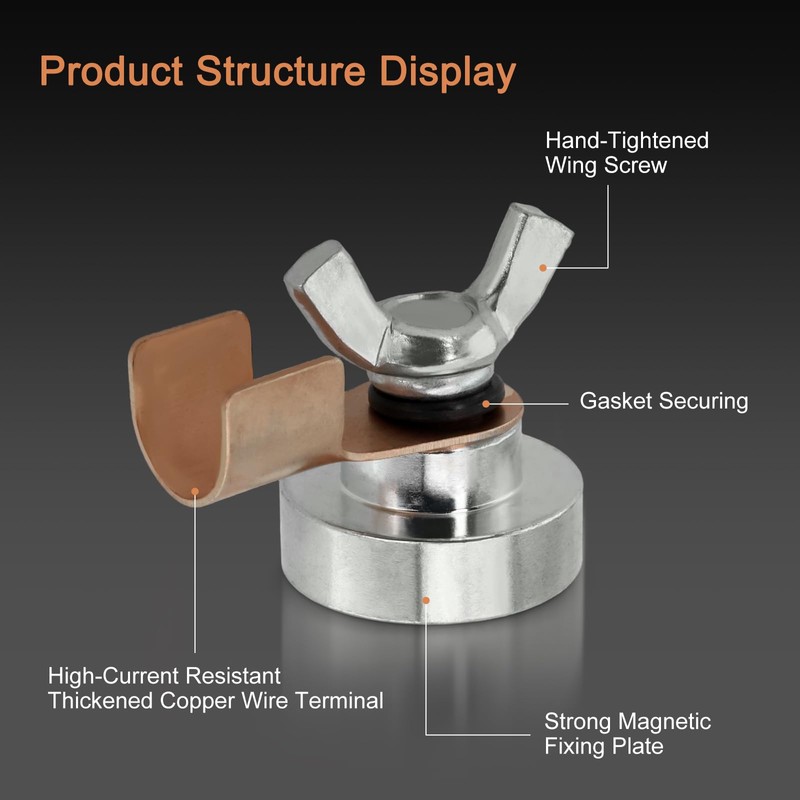 Welding Magnetic Grounding Clamp, Welding Support Ground Clamp Tools, Strong