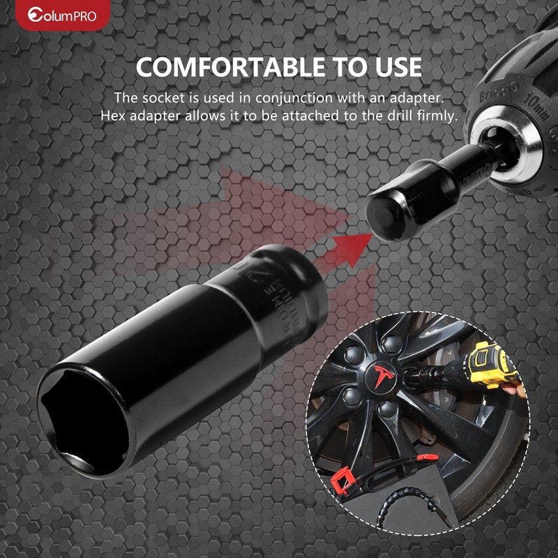 ColumPRO 1/2'' Impact Drive Socket Sets, 21mm 6-Point Impact Socket