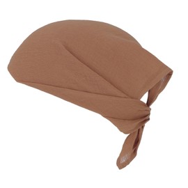 GURU SHOP Indisches Baumwolltuch, Quadratisches Baumwolltuch, Bandana 50x50 cm - Braun, Herren/Damen, Baumwolle