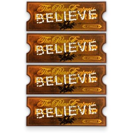LILYDEAL Polar Exp Believe Punched Round Trip Replica Ticket (4)