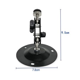 Smavles Camera Bracket 5 Pieces Camera Wall Mount Metal Ceiling Mount Camera Adjustable Camera Mount Indoor/Outdoor Mount (Black)