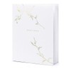 Luck and Luck White Guest Book Gold Branches 20 x
