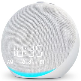 Sound Machine Alarm Clock for Bedroom: 25 Natural Sleep Sounds - White Noise Machine for Adults Kids Baby - Gentle Wake Up Alarm with Bluetooth Speaker - Black