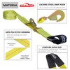 Autofonder 4 Pack 2” Heavy Duty Car Ratchet Tie Down