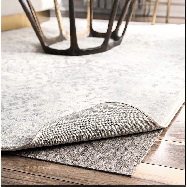 Home Must Haves Rug Pad with Non-Slip Grip, 5x8, Gray