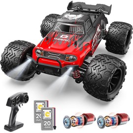 DEERC 9500E 1:16 Scale All Terrain RC Car, 4x4 High Speed 40 KPH RC Truck, 2.4Ghz Remote Control Truck with 2 Batteries, Off-Road Monster Truck:_9500E