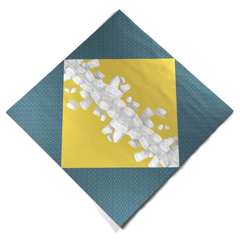 FIFTYEIGHT PRODUCTS Napkins – Lunch "Garland Grande" (Made in Germany)