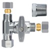 YUHX Brass Angle Stop Add-A-Tee Valve for TOTO Washlet Bidet