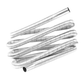 Diesel Heater Exhaust Pipe Flexible Exhaust Tubing Generator Flex Extension Pipe Stainless Steel 1"/2.5cm Inner Diameter (118INCH 300CM)