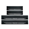 4 Pcs Carbon Fiber Car Door Sill Scuff Plate Auto